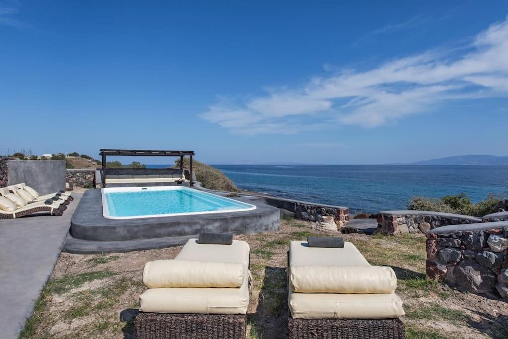 Ramni House: Private Villa With Pool By The Sea イア エクステリア 写真